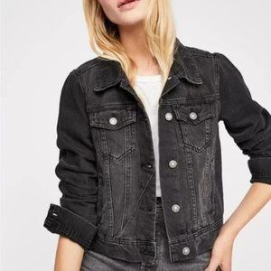 Free People Rumors Denim Jacket.  XS